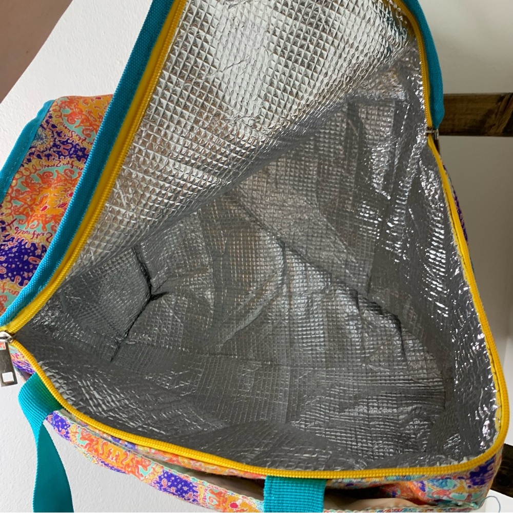 Colorful Patterned Cooler Bag - Picture 4 of 6